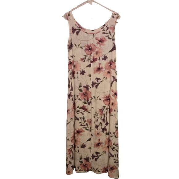 Connected Apparel 2-Pc Floral Dress w/ Jacket Midi Length Great Cond Women's 8 - Picture 2 of 6